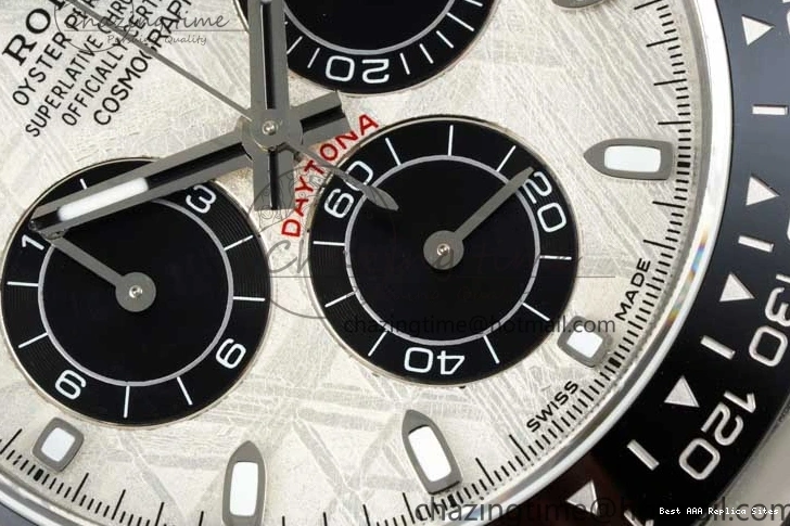 Good Copy Rolex Watches Oysterflex 116519 on 1:1 Best Edition Strap 2269 Rubber ZeroBulk SA Daytona Dial QF Meteorite 0116